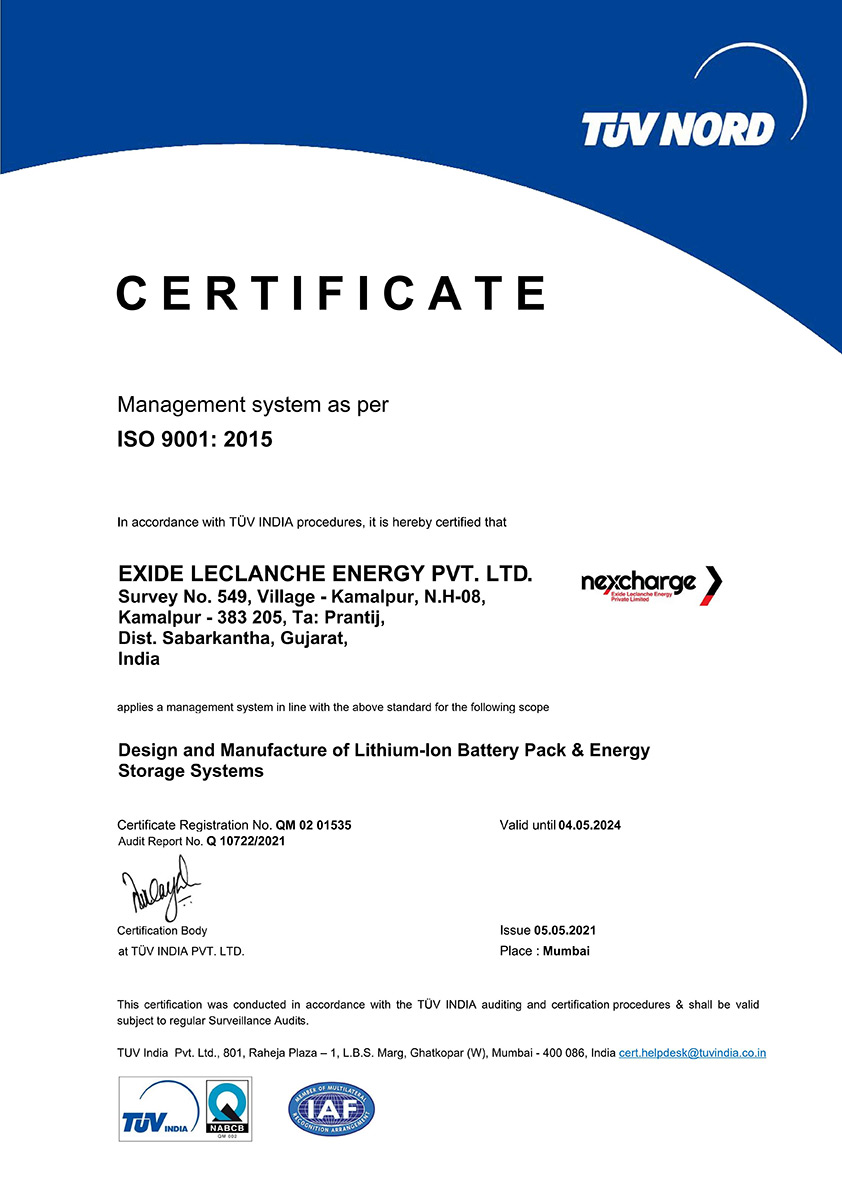 Exide-Leclanche-Energy-Pvt-Ltd-Iso9001-4